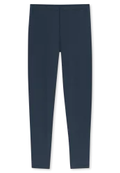 Schiesser Unterhose lang Dunkelblau - Thermo für Kinder Unisex, Größe XS, 35 % Viskose, 30 % Baumwolle, 25 % Polyacryl, 10 % Elasthan
