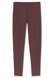 Schiesser Unterhose lang Bordeaux - Thermo für Kinder Unisex, Größe XS, 35 % Viskose, 30 % Baumwolle, 25 % Polyacryl, 10 % Elasthan