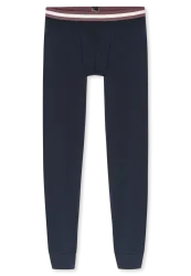 Schiesser Unterhose lang Dunkelblau - 95/5 für Jungen, Größe M, 95 % Baumwolle, 5 % Elasthan