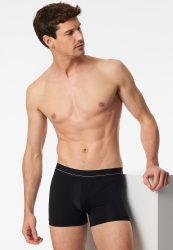 Schiesser Enge Boxershorts Schwarz - Pure Micro für Herren, Größe L, 80 % Polyamid, 20 % Elasthan