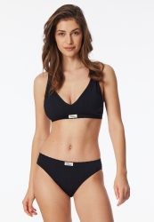 Schiesser Slip Schwarz - Revival Alma für Damen, Größe S, 95 % Polyamid, 5 % Elasthan