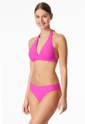 Schiesser Bikinislip Pink gestreift - Aqua für Damen, Größe XL, 82 % Polyamid, 18 % Elasthan
