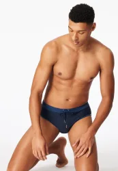 Schiesser Badehose Blau - Aqua für Herren, Größe XXL, 82 % Polyamid, 18 % Elasthan