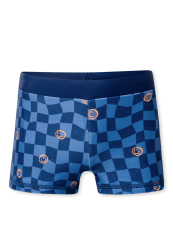 Schiesser Badehose Blau gemustert - Aqua für Jungen, Größe 4Y, 82 % Polyamid, 18 % Elasthan