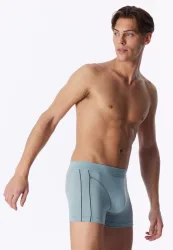 Schiesser Enge Boxershorts Blau - Comfort Fit für Herren, Größe S, 95 % Baumwolle, 5 % Elasthan