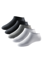 Schiesser Sneakersocken Herren 5er-Pack Bunt - Bluebird für Herren, Größe 39/42, 77 % Baumwolle, 22 % Polyamid, 1 % Elasthan