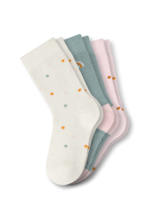 Schiesser Stoppersocken Baby 3er-Pack Bunt gemustert - Legwear Baby, Größe 18, 84 % Baumwolle, 15 % Polyamid, 1 % Elasthan