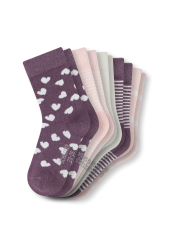 Schiesser Socken Mädchen 5er-Pack Bunt - Legwear Kids für Mädchen, Größe 2Y, 75 % Baumwolle, 24 % Polyamid, 1 % Elasthan