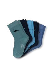 Schiesser Socken Jungen 5er-Pack Bunt - Legwear Kids für Jungen, Größe 8Y, 75 % Baumwolle, 24 % Polyamid, 1 % Elasthan