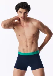 Schiesser Enge Boxershorts 5er-Pack Dunkelblau - 95/5 für Herren, Größe XXL, 95 % Baumwolle, 5 % Elasthan