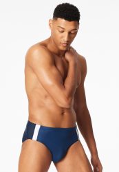 Schiesser Badehose Blau - Aqua für Herren, Größe L, 82 % Polyamid, 18 % Elasthan