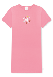 Schiesser Nachthemd kurzarm Pink - Kids Nightwear für Mädchen, Größe 3Y, 100 % Baumwolle