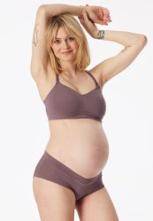 Schiesser Umstandsslip Lila - Unique Maternity für Damen, Größe 4XL, 90 % Baumwolle, 10 % Elasthan