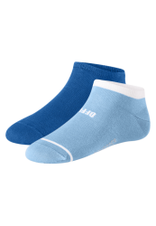 Schiesser Sneakersocken Herren 2er-Pack Blau - Fashion für Herren, Größe 39/42, 77 % Baumwolle, 22 % Polyamid, 1 % Elasthan