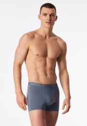 Schiesser Enge Boxershorts Blau - Modern Bonded für Herren, Größe XXL, 90 % Modal, 10 % Elasthan