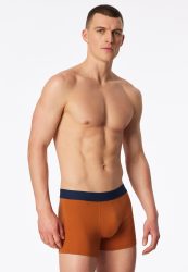 Schiesser Enge Boxershorts Orange - 95/5 für Herren, Größe L, 95 % Baumwolle, 5 % Elasthan