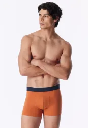 Schiesser Enge Boxershorts Orange - 95/5 für Herren, Größe S, 95 % Baumwolle, 5 % Elasthan