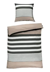 Schiesser Bettwäscheset 2-teilig Bunt gemustert - SCHIESSER Home, Größe 135*200, 100 % Baumwolle