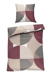 Schiesser Bettwäscheset 2-teilig Bunt gemustert - SCHIESSER Home, Größe 135*200, 100 % Baumwolle