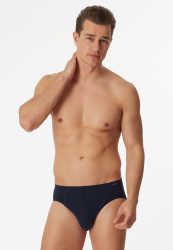 Schiesser Slip 3er-Pack Dunkelblau - Essentials für Herren, Größe XL, 95 % Baumwolle, 5 % Elasthan