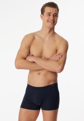 Schiesser Enge Boxershorts 2er-Pack Dunkelblau - Essentials für Herren, Größe XL, 95 % Baumwolle, 5 % Elasthan