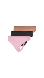 Schiesser String 3er-Pack Bunt - ADIDAS für Damen, Größe M, 76 % Polyamid, 24 % Elasthan