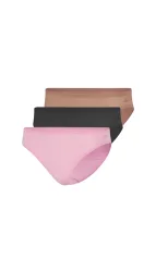 Schiesser Slip 3er-Pack Bunt - ADIDAS für Damen, Größe L, 76 % Polyamid, 24 % Elasthan