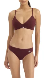 Schiesser Soft-BH Bordeaux - ADIDAS für Damen, Größe S, 95 % Baumwolle, 5 % Elasthan