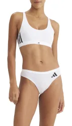 Schiesser Slip Weiss - ADIDAS für Damen, Größe L, 95 % Baumwolle, 5 % Elasthan