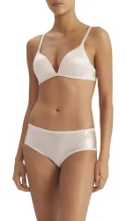 Schiesser Soft-BH Weiss - ADIDAS für Damen, Größe L, 73 % Polyamid, 27 % Elasthan