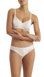 Schiesser Slip Weiss - ADIDAS für Damen, Größe L, 73 % Polyamid, 27 % Elasthan