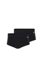 Schiesser Panty 2er-Pack Schwarz - ADIDAS für Damen, Größe S, 5 % Elasthan, 48 % Modal, 47 % Baumwolle