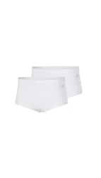 Schiesser Panty 2er-Pack Weiss - ADIDAS für Damen, Größe S, 5 % Elasthan, 48 % Modal, 47 % Baumwolle