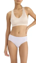 Schiesser Hipster Slip 3er-Pack Weiss - ADIDAS für Damen, Größe S, 87 % Polyamid, 13 % Elasthan