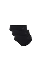 Schiesser Slip 3er-Pack Schwarz - ADIDAS für Damen, Größe XXL, 87 % Polyamid, 13 % Elasthan