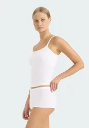 Schiesser Shorts Weiss - ADIDAS für Damen, Größe M, 95 % Baumwolle, 5 % Elasthan