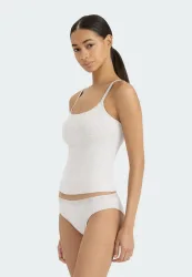 Schiesser Spaghetti-Top Grau - ADIDAS für Damen, Größe M, 95 % Baumwolle, 5 % Elasthan