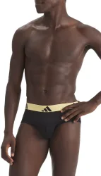 Schiesser Slip 3er-Pack Schwarz - ADIDAS für Herren, Größe L, 95 % Baumwolle, 5 % Elasthan