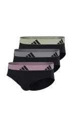 Schiesser Slip 3er-Pack Schwarz - ADIDAS für Herren, Größe L, 95 % Baumwolle, 5 % Elasthan