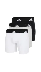 adidas - Boxershort  3er Pack Stretch-Boxer Briefs Active Flex Cotton, für Herren, Mediumgrau, Größe XL