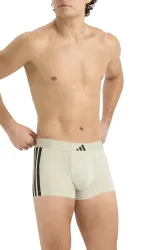 Schiesser Enge Boxershorts 2er-Pack Schwarz/Grün - ADIDAS für Herren, Größe M, 95 % Baumwolle, 5 % Elasthan