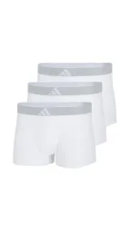 Schiesser Enge Boxershorts 3er-Pack Weiss - ADIDAS für Herren, Größe XL, 95 % Baumwolle, 5 % Elasthan