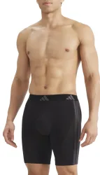 adidas - Langer Boxer Active Micro Stretch Seamless, für Herren, Schwarz, Größe M