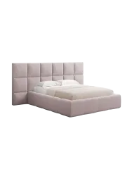 Design Polsterbett „Isa XL“ mit Ablagefach, Strukturstoff Rosa chosen by Bloomingloft