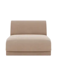 Modulares Mittelelement „Miley“ - Samtbezug Chosen by Bloomingloft