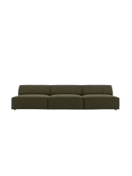 3-Sitzer Design Sofa „Jodie“ ohne Armlehnen Chosen by Bloomingloft