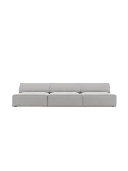 3-Sitzer Design Sofa „Jodie“ ohne Armlehnen Chosen by Bloomingloft