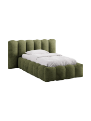 Design Einzel-Polsterbett „Lupine“ mit Ablagefach Chosen by Bloomingloft