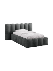 Design Einzel-Polsterbett „Lupine“ mit Ablagefach Chosen by Bloomingloft