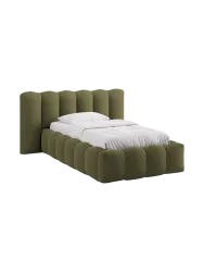 Design Einzel-Polsterbett „Lupine“ mit Ablagefach Chosen by Bloomingloft